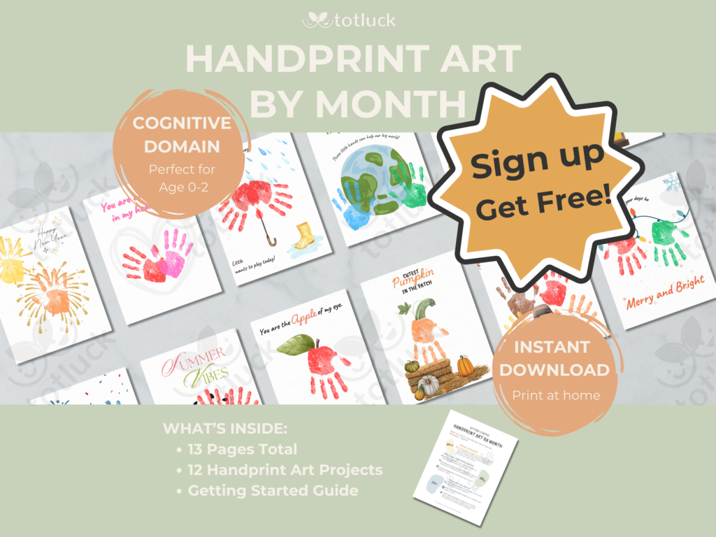 Handprint Art by Month | Seasonal Keepsake Crafts for Kids