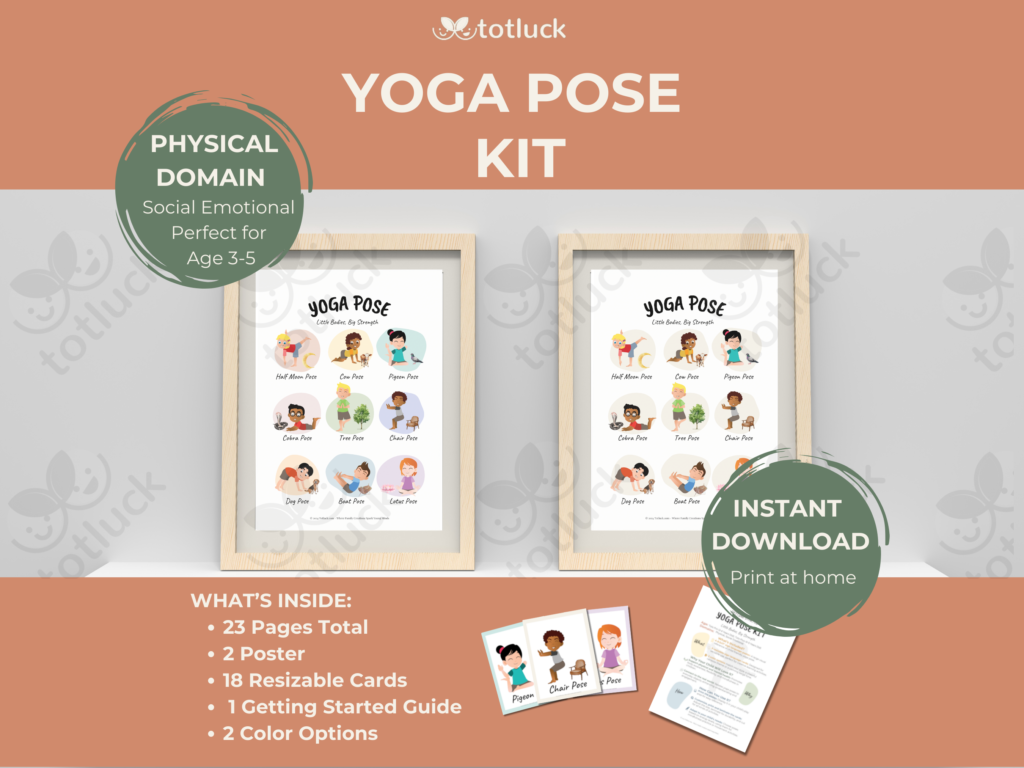 Yoga Pose Kit | Kids Yoga Cards & Poster | Mindfulness Activity